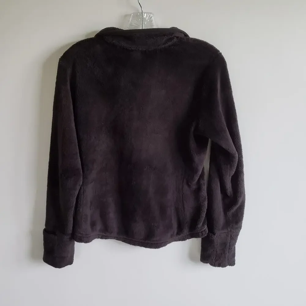 North Face Black Fleece Half Zip Pullover
