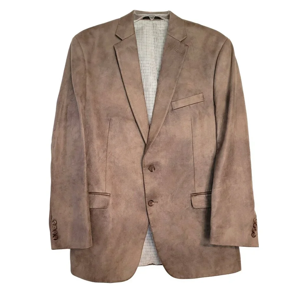 Lauren Ralph Lauren Faux Suede Sport Coat Blazer 46L