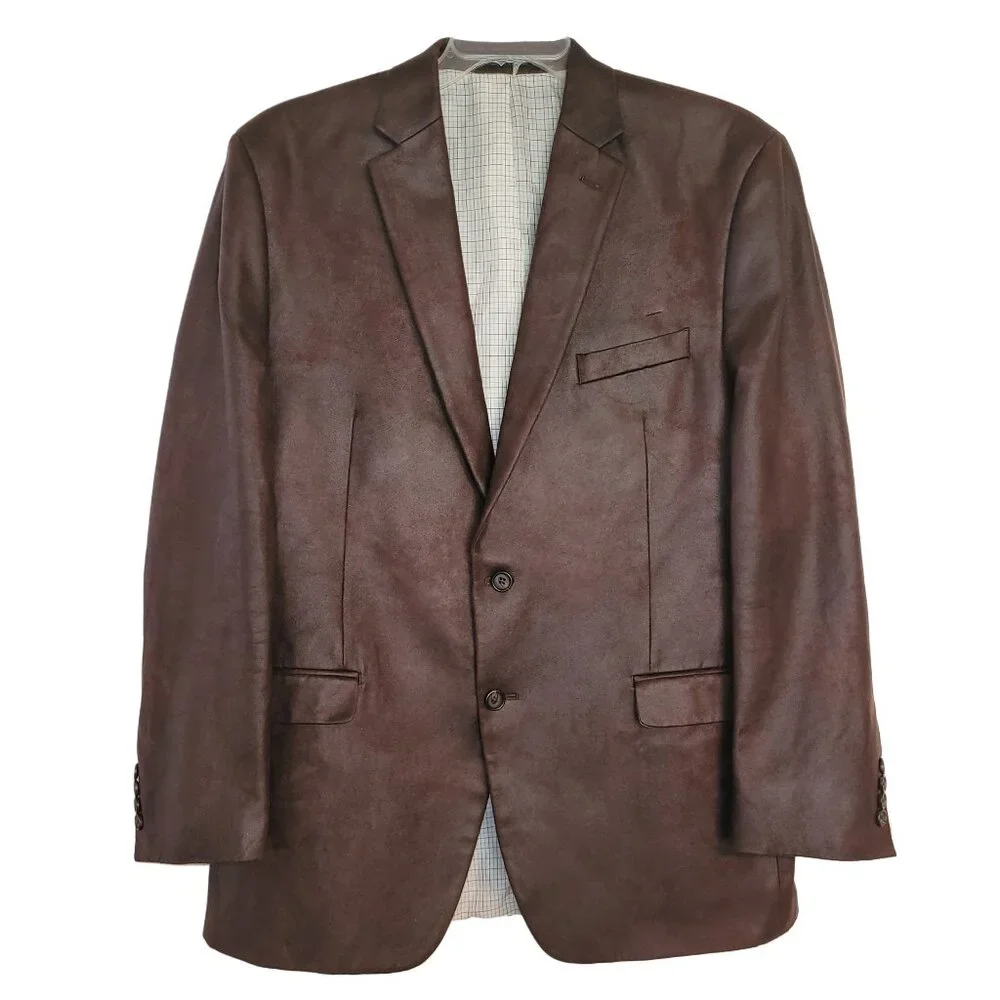 Lauren Ralph Lauren Faux Suede Sport Coat Blazer 46L