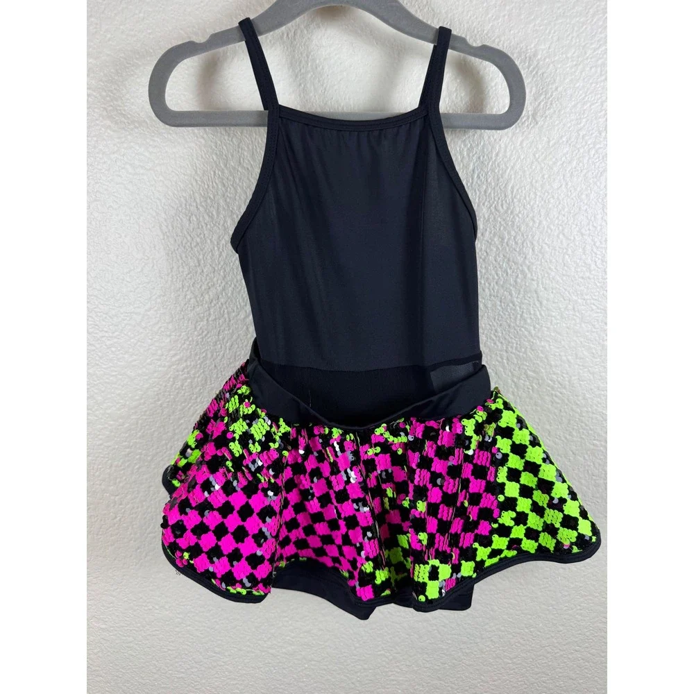 Revolution Dancewear Move Like This RC23511 Sequin Tutu Leotard Kids SC