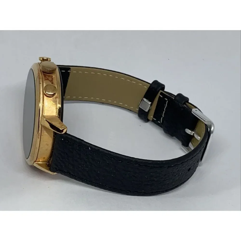 Fossil Venture HR Gen 4 FTW6018 Women's Black Leather Digital Dial Smart Watch
