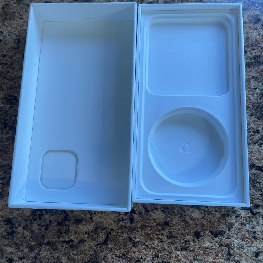 Sleek Smartphone‎ with Black empty box