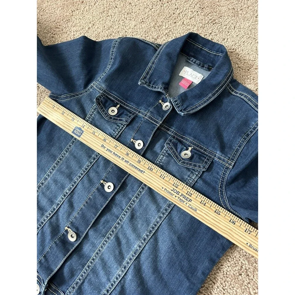 Childrens Place Girls Blue‎ Denim Jean Jacket  Size 10/13 L
