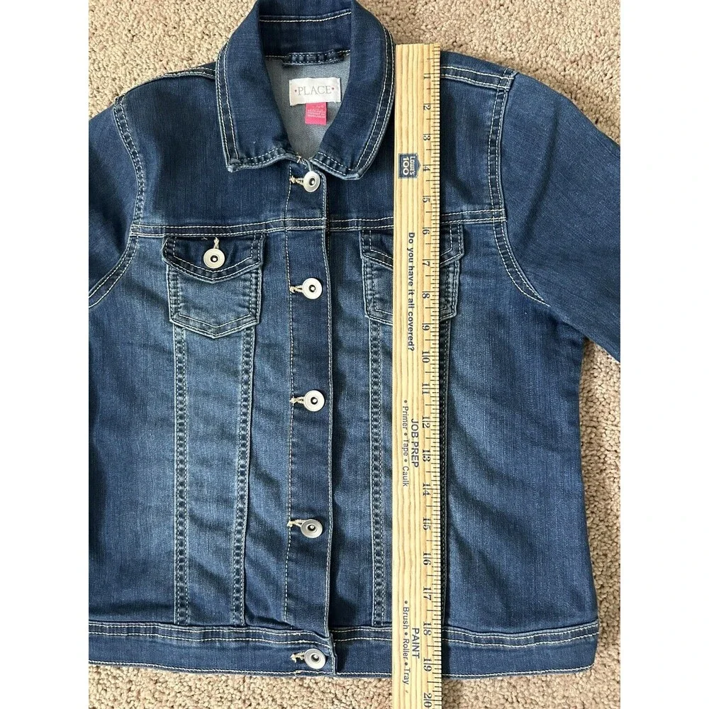 Childrens Place Girls Blue‎ Denim Jean Jacket  Size 10/13 L