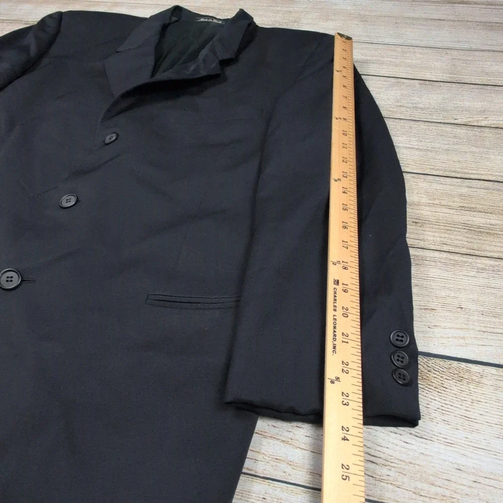 Giorgio Armani Le‎ Collezioni Black Pure Virgin Wool Blazer Jacket Italy 42