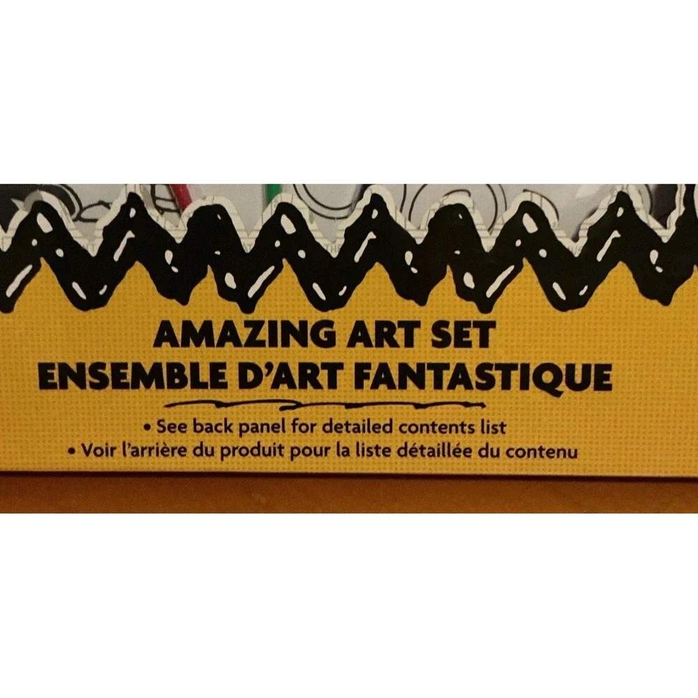 Peanuts Amazing Art Set For Kids, 4 Canvases To Paint, New In‎ Sealed In Box