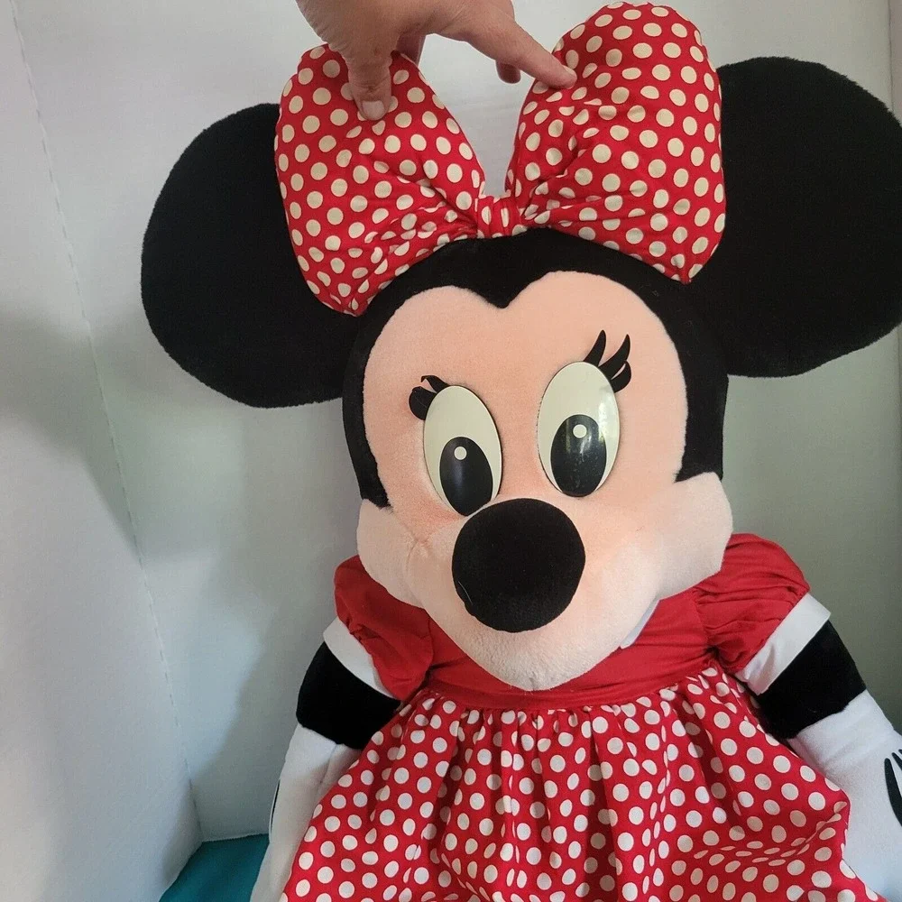 Vintage Disney‎ Minnie Mouse Jumbo Plush Stuffed Doll 32 Inch Disney Parks