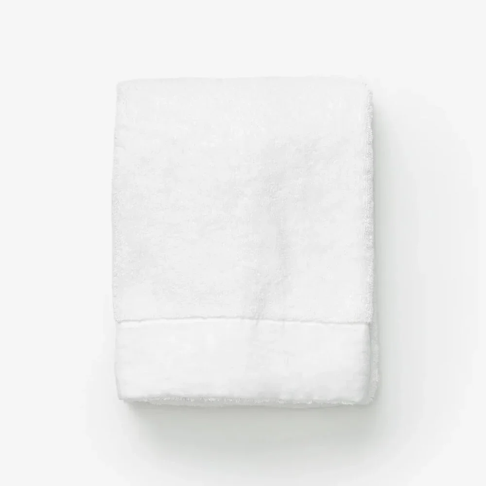 McGee & Co Istanbul White Hand‎ Towel - Turkish Cotton