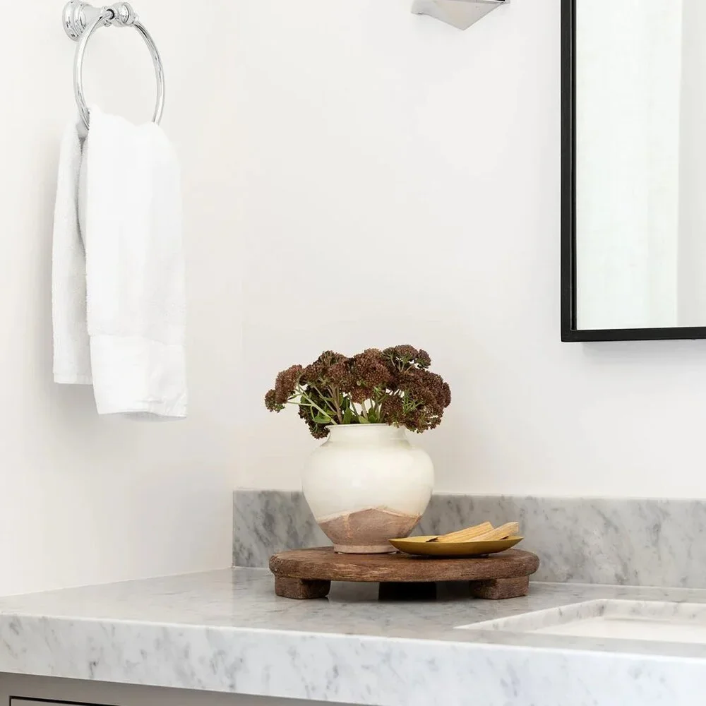 McGee & Co Istanbul White Hand‎ Towel - Turkish Cotton