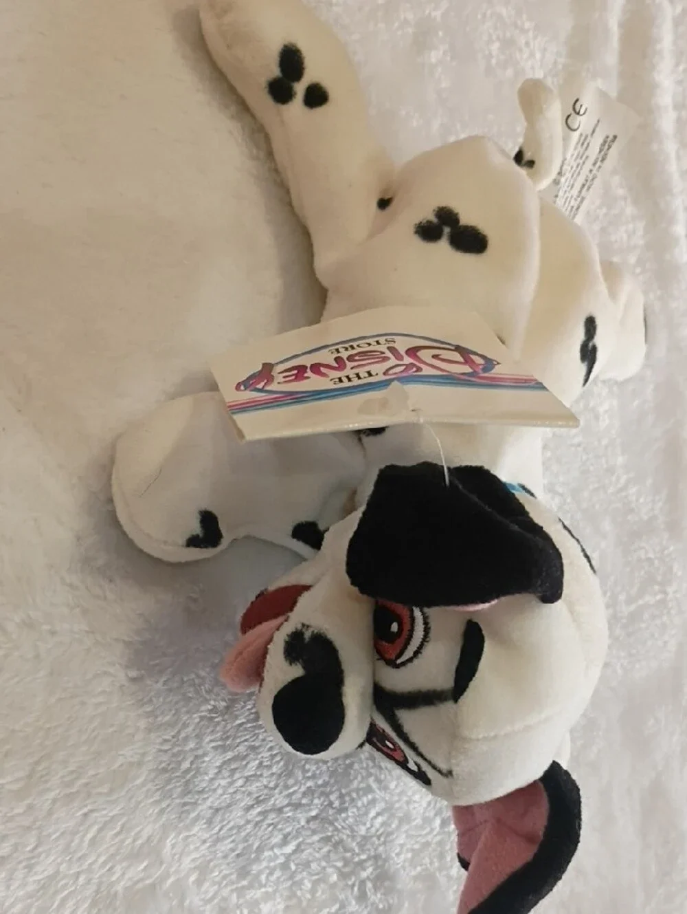 Disney Black & White Dalmatian Plush Toy with Blue Collar