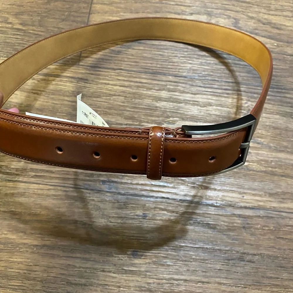 Leather mens casual belt‎