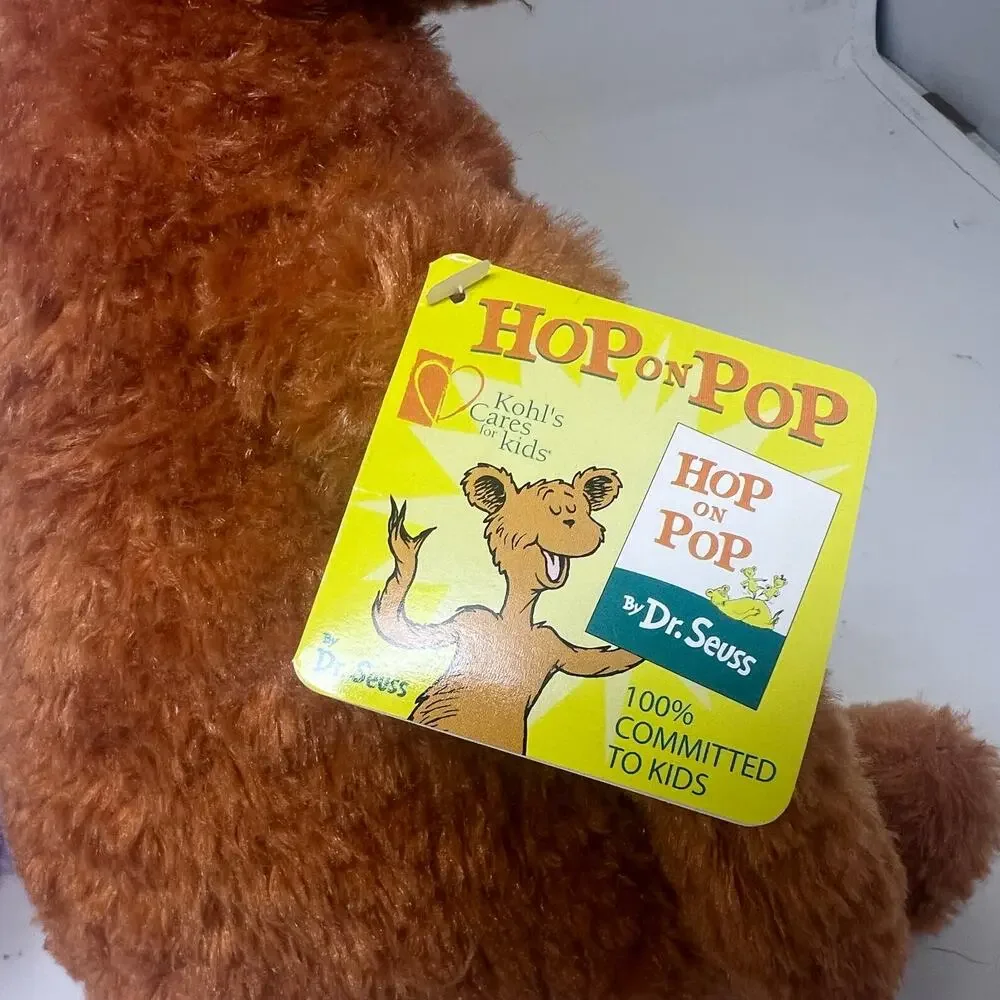Dr Seuss Kohls Cares‎ Plush Lot Purple Elephant Horton Polka Dot Leopard Hop Pop