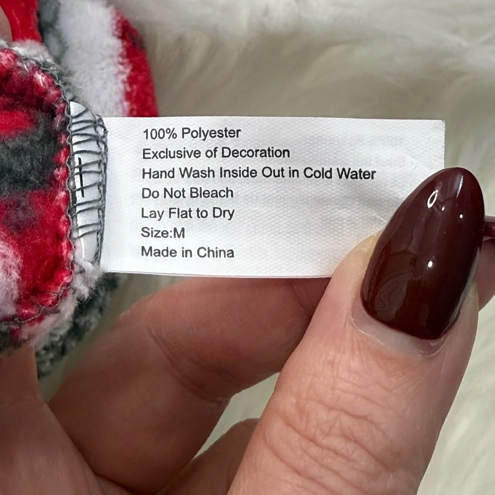 Pup Crew Flannel Christmas Dog Pajamas