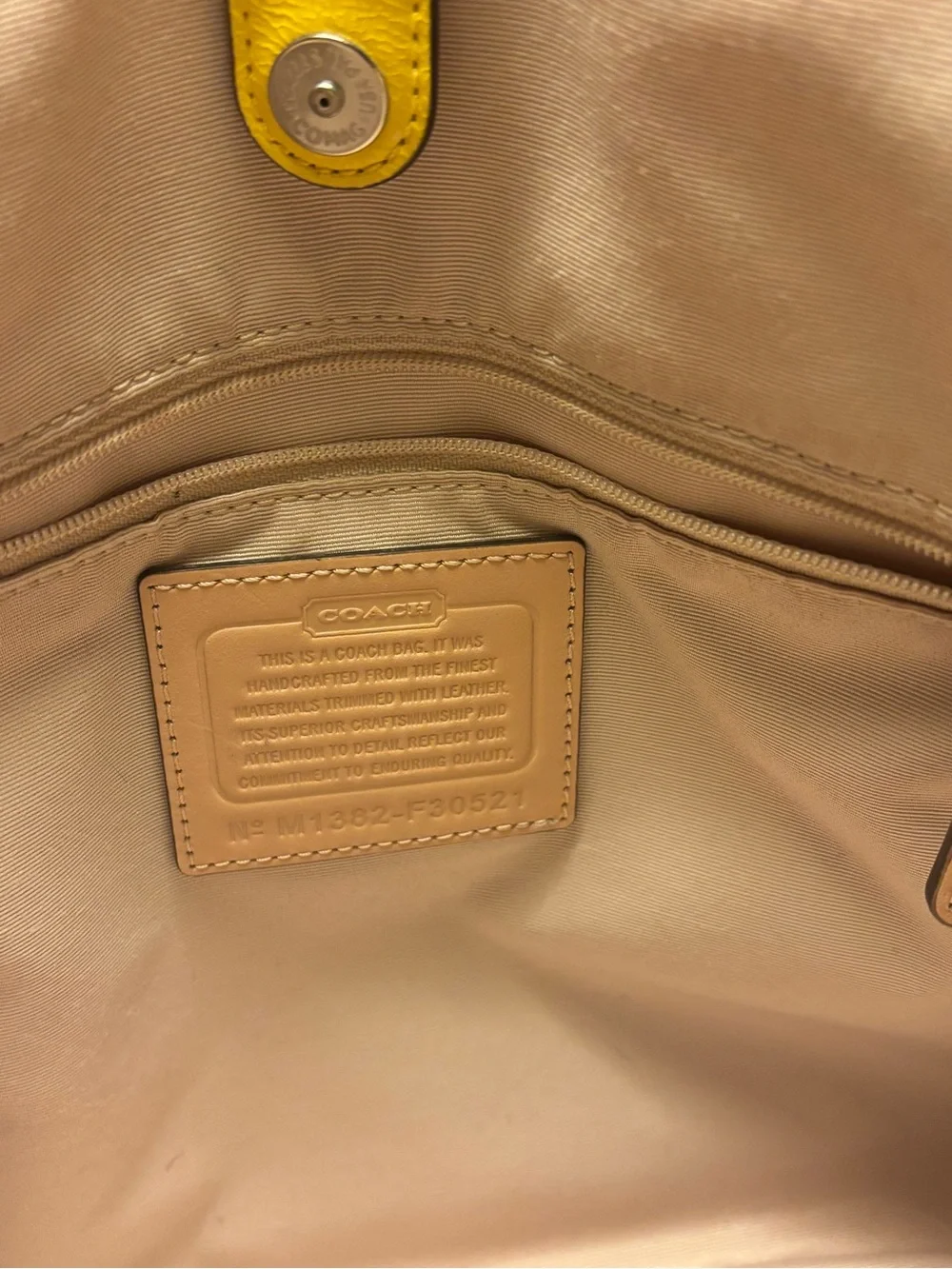Coach signature canvas