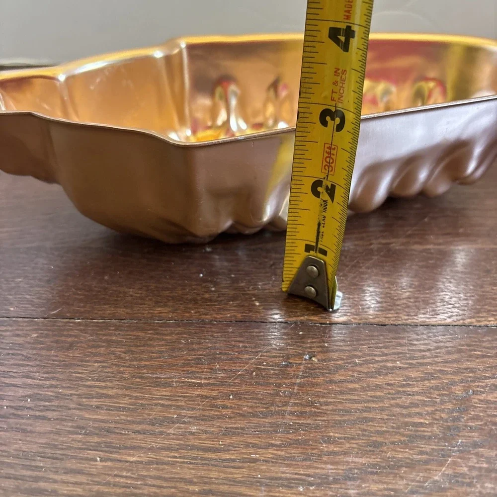 Vintage Grape Cluster Copper Mold Jello Cake Pan Hanging Decor 10.5x5.5