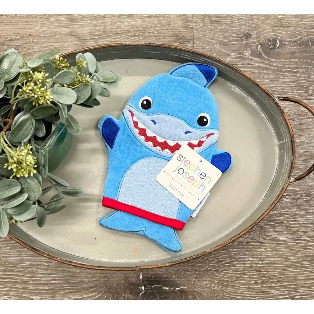 Stephen Joseph Shark Bath‎ Mitt NEW