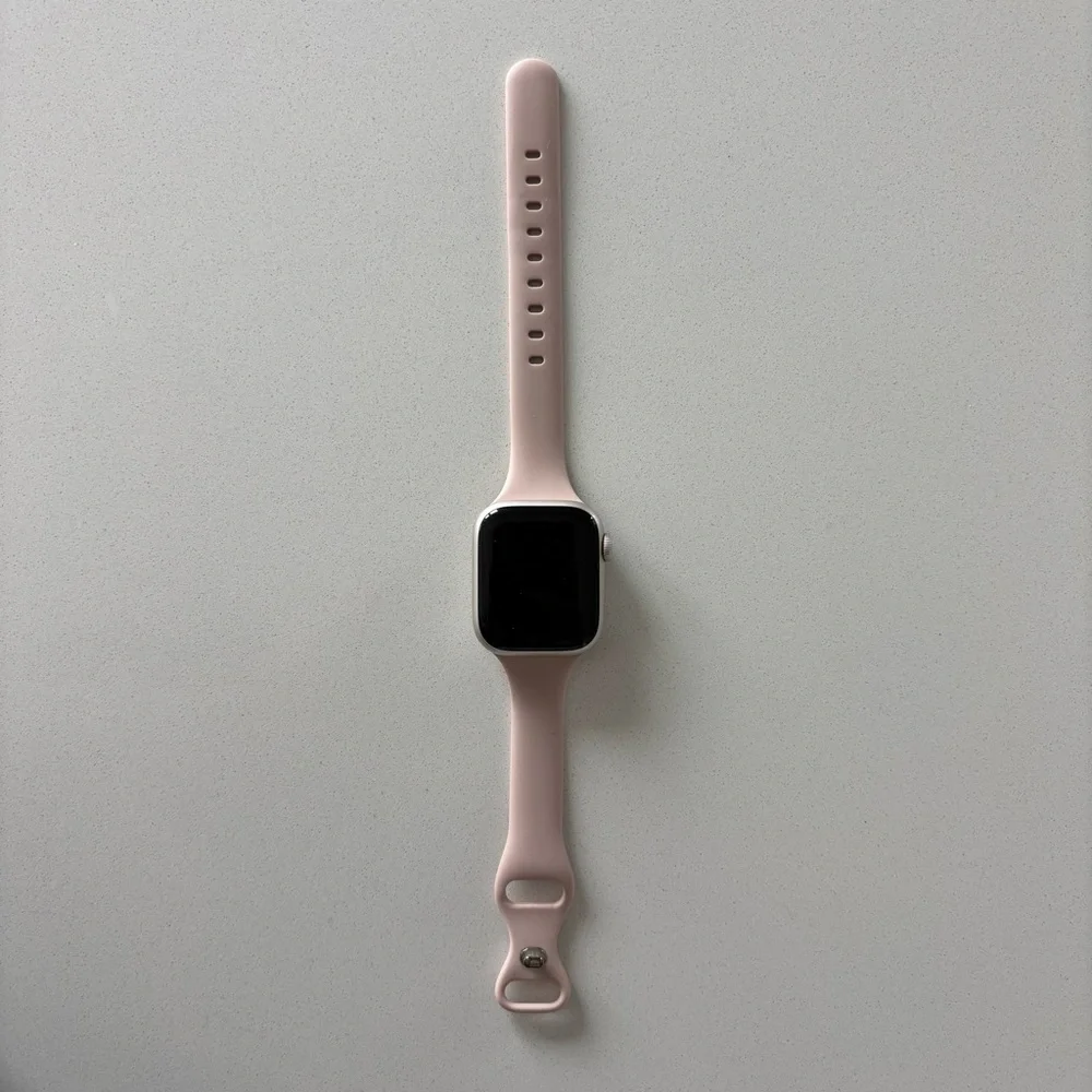 38/40/41 MM light pink/neutral Apple Watch silicone band