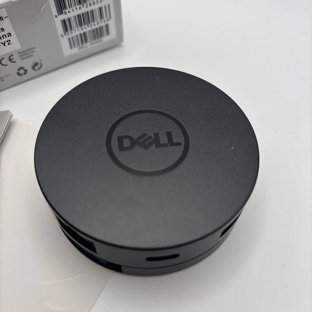 Dell USB-C Mobile Adapter DA300 Compact 6 in 1 HDMI 4K FHD USB-A 10Gbps open box