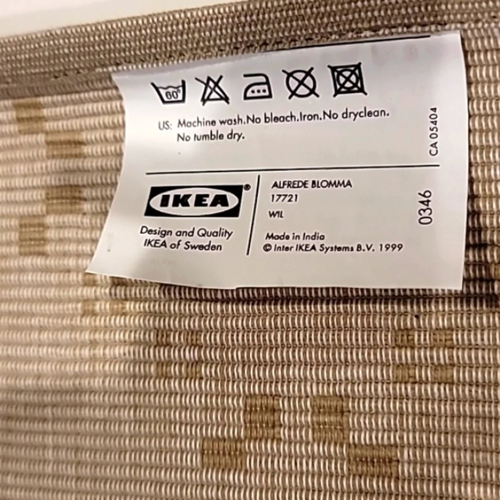 IKEA reversible pattern