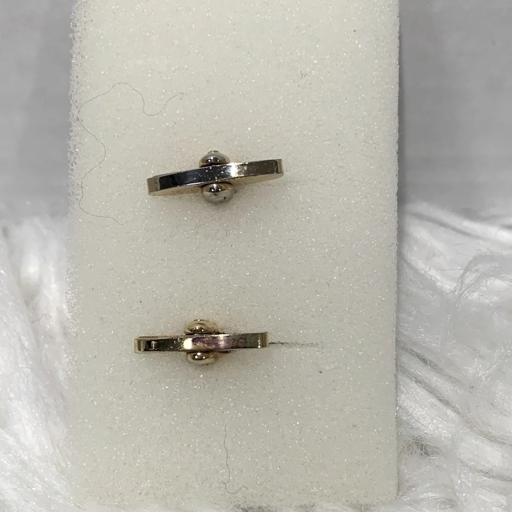 DIOR Elegant Gold-Tone Cufflinks