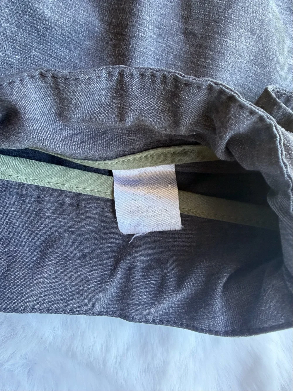 Faherty All Day Shorts Mens Gray Chino Drawstring Stretch Casual