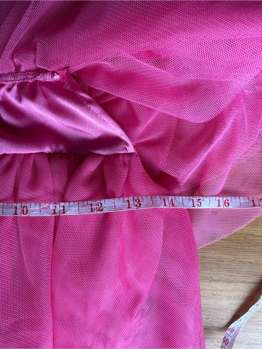 NWT Habitual Girls Tulle Tank Top Size 10 Layered Pink Cold Shoulder Party Top