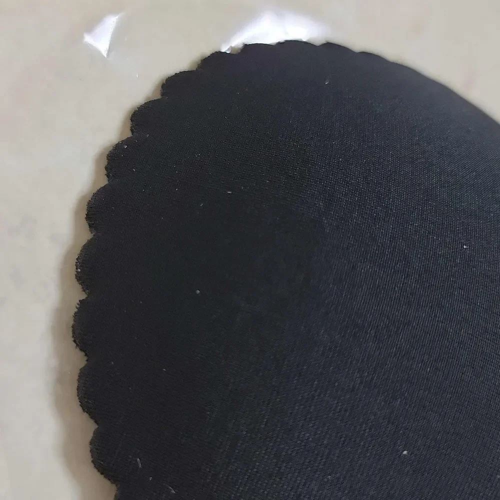 Self Adhesive Bra C Cup Backless Seashell Scallop Black