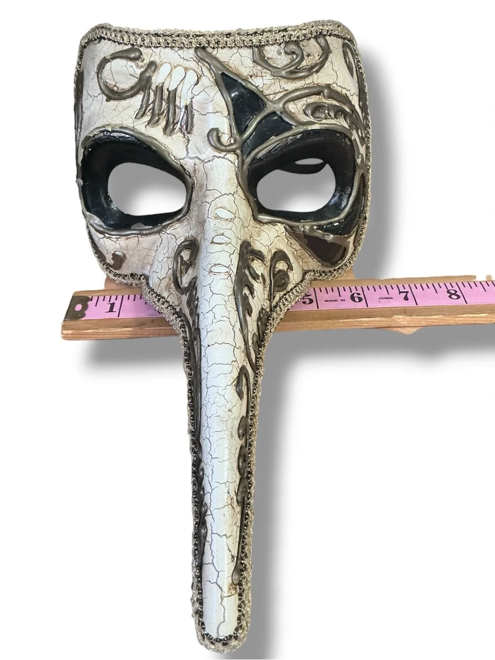 Long-Nosed Venetian Style Masquerade Mask