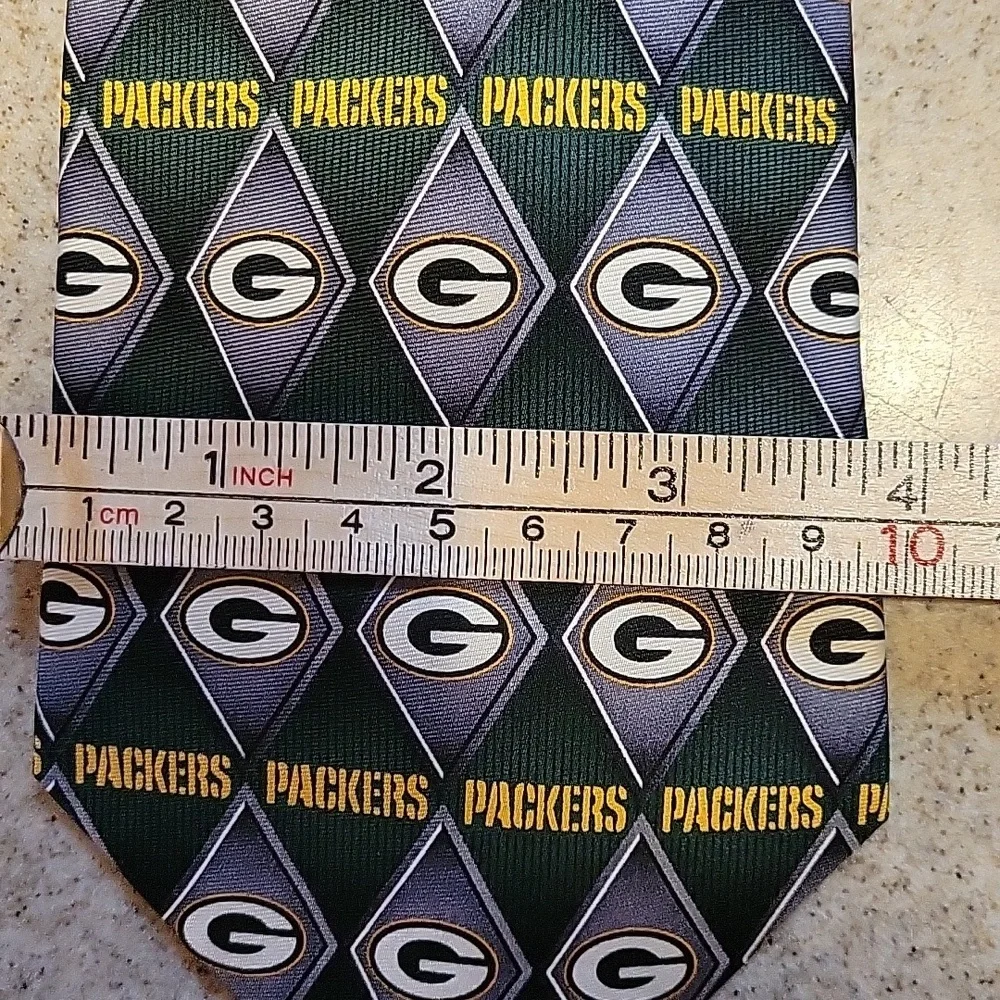 Green Bay Packers Tie 100% Silk NFL