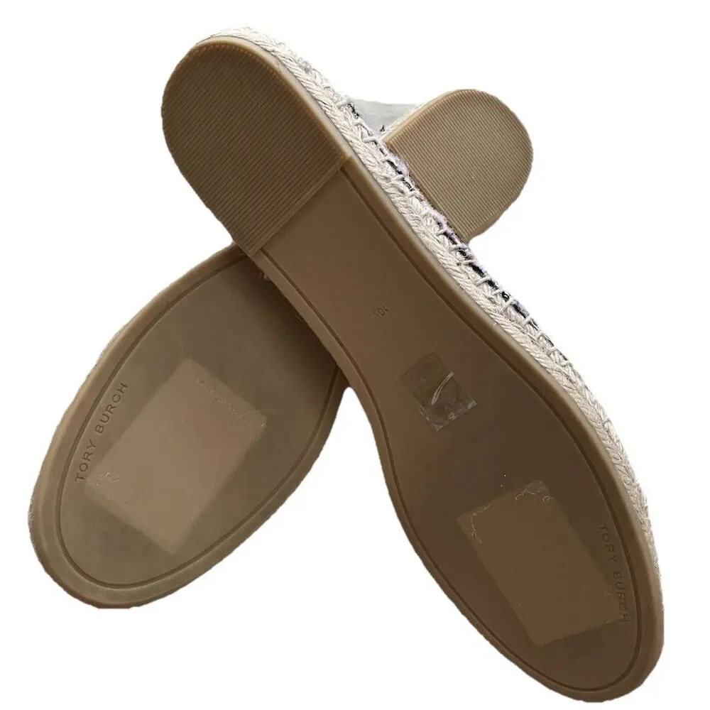 New TORY BURCH EVERLY TWEED ESPADRILLE IN MLTI Size 10.5