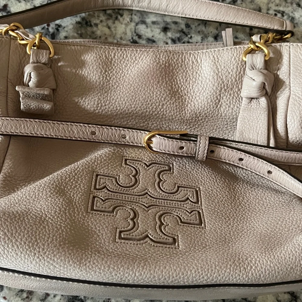 Tory Burch pebbled  Leather Bag