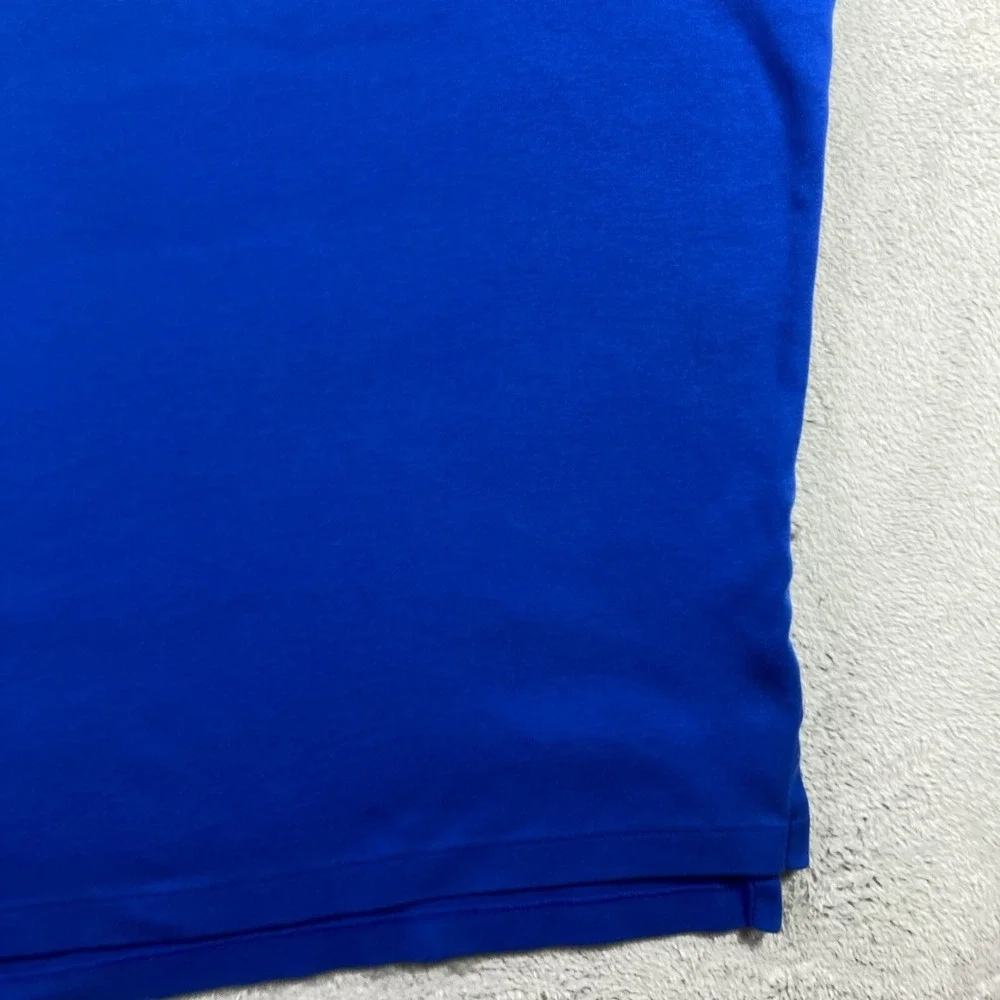 Ralph Lauren Polo Shirt Men Large Blue Preppy Casual Pony Logo Short Sleeve