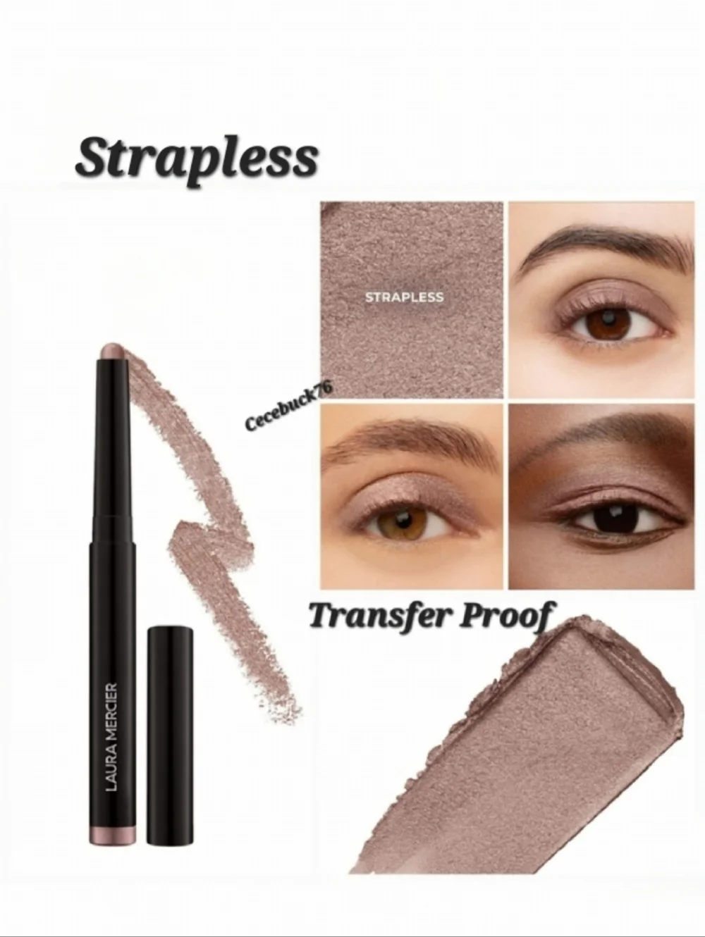 🌺Laura Mercier Strapless Caviar Stick Cream Eyeshadow Transfer Proof