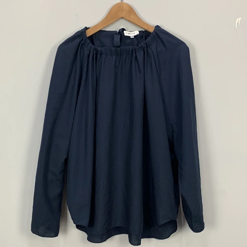 Need Supply Anton Blouse Navy