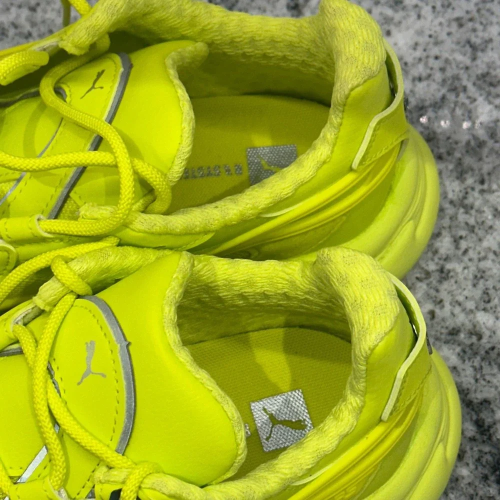 Puma Womens 7.5 Mercedes-AMG Petronas F1 RS-Connect Yellow Sneakers 306842-01