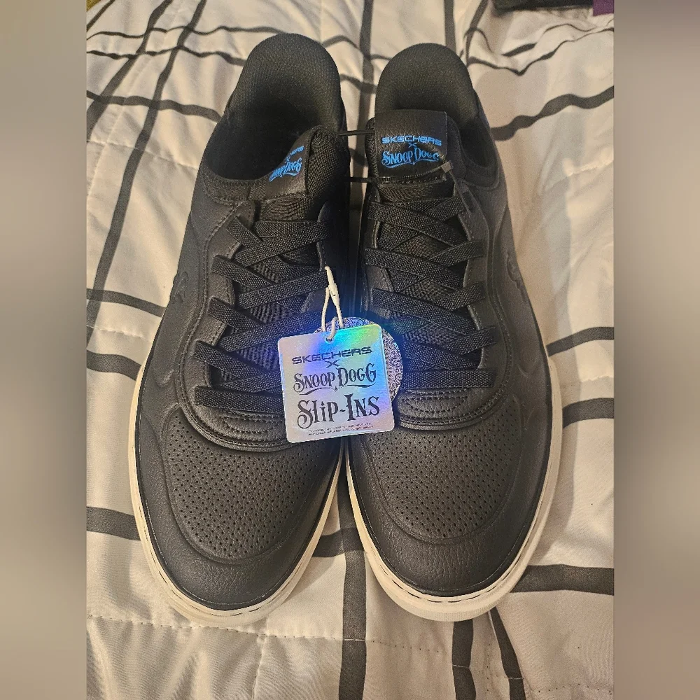 Skechers Snoop Dogg‎ Snoop One Mens Fashion Sneakers in Black White - 10.5 US