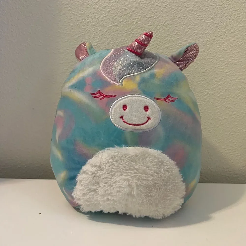 Squishmallow Mystery Tye Dye Unicorn Scented Plush Soft Toy Stuffed Animal 8