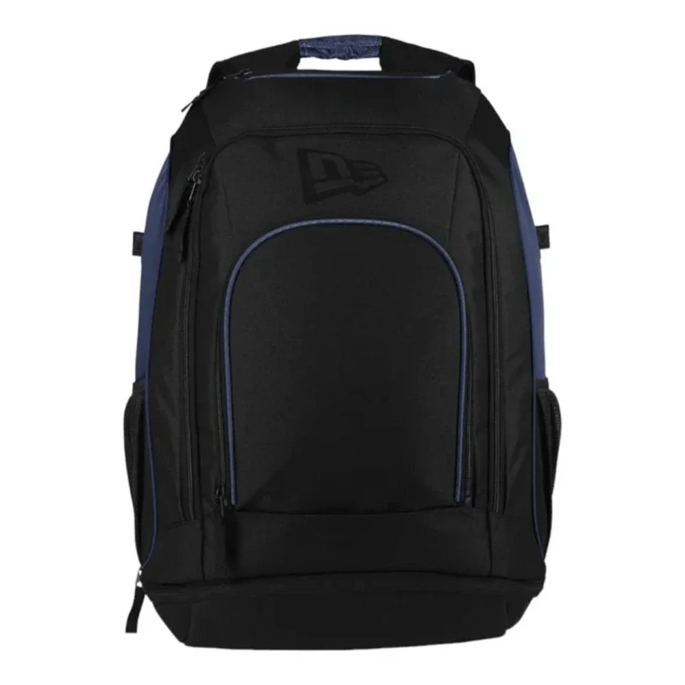 New Era Shutout Backpack Sports Baseball Bat‎ Sleeves Shoe Pocket Black/Navy NEW