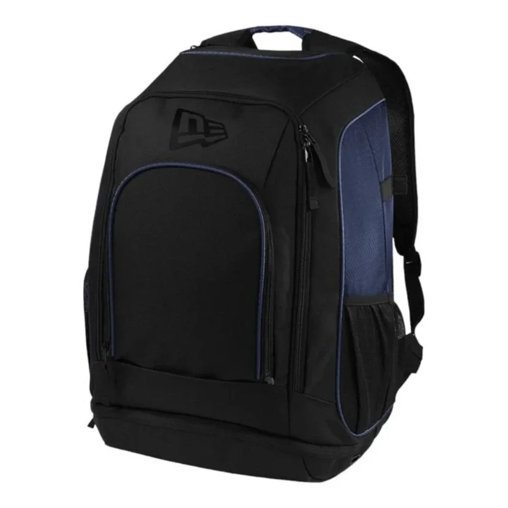 New Era Shutout Backpack Sports Baseball Bat‎ Sleeves Shoe Pocket Black/Navy NEW
