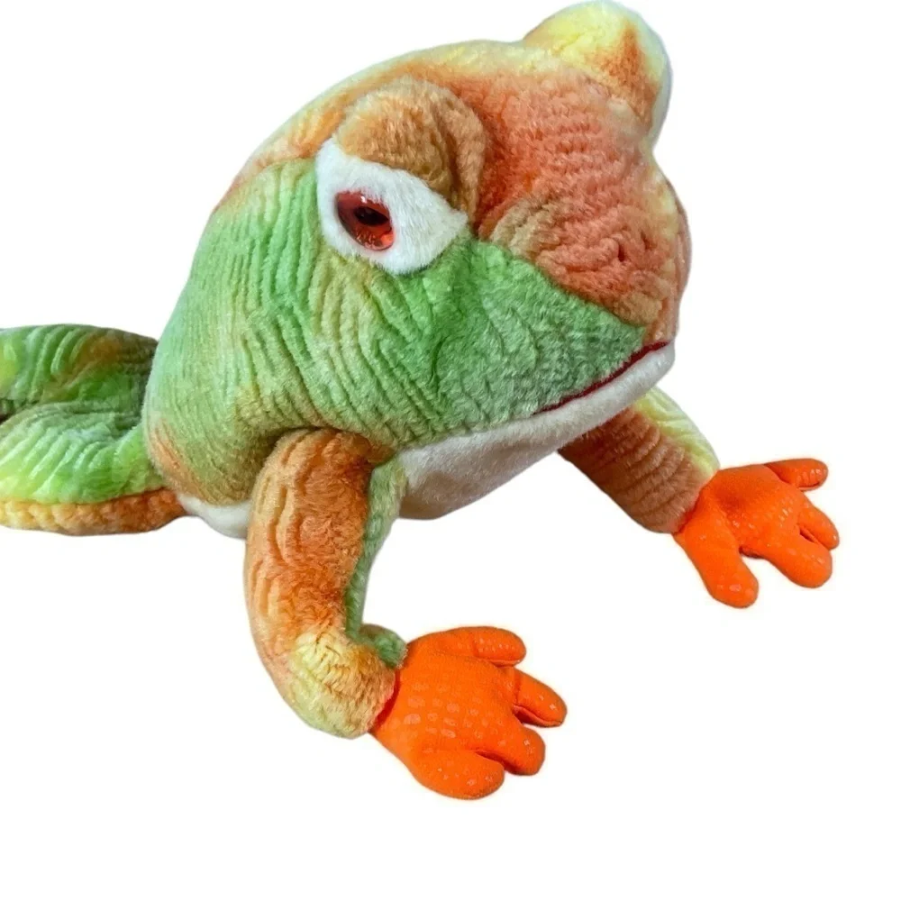 Prince The Frog Retired 2000 TY Beanie Buddy 13in Bullfrog Tie dye