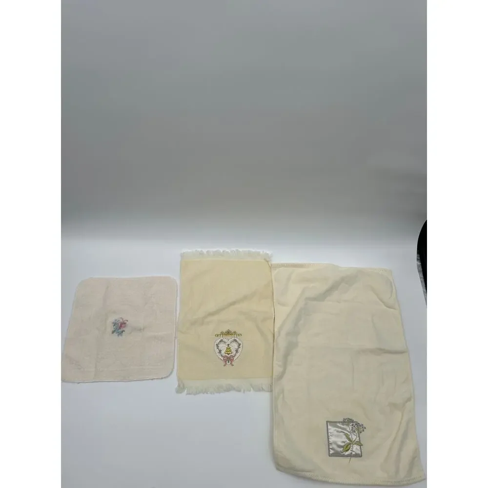 Lot of 7 Vintage Hand Towels Dish Towels Tennessee Souvenirs Fieldcrest AS IS