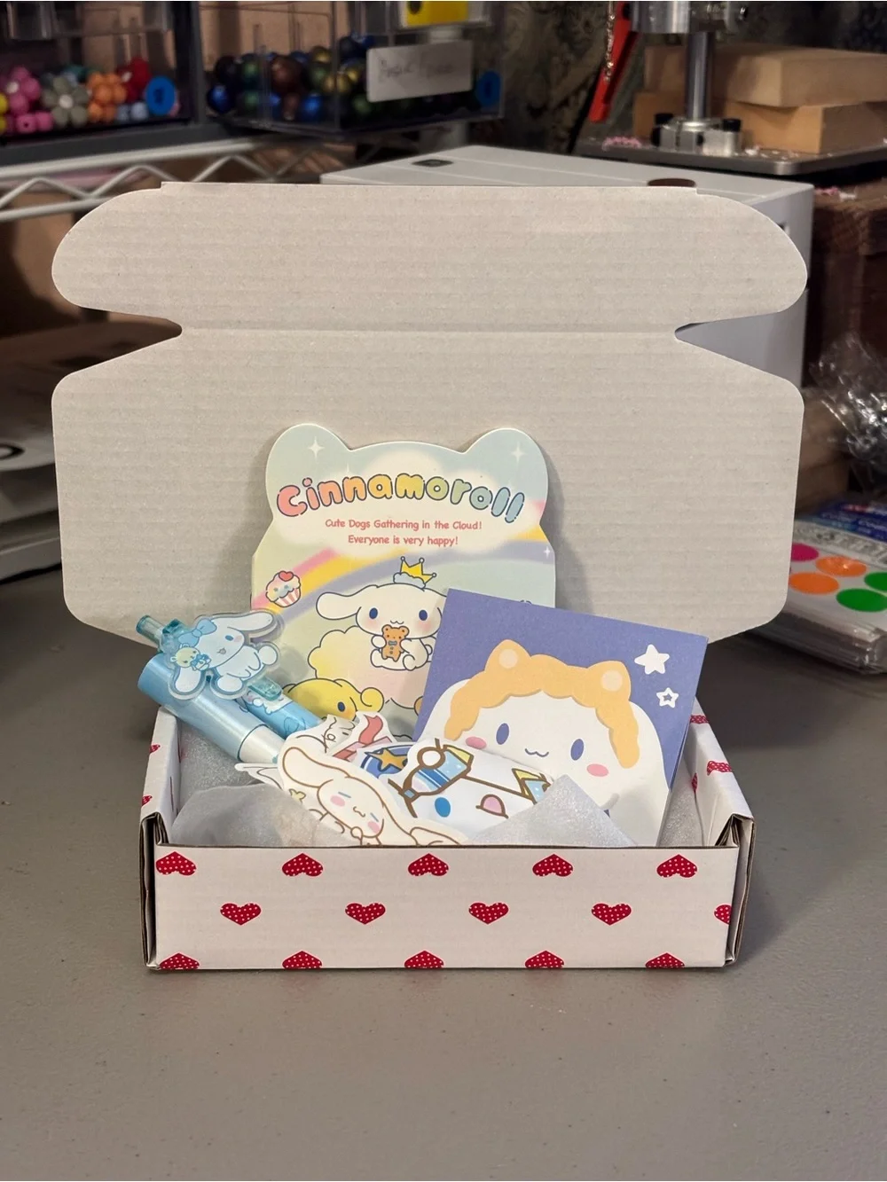 #CIN-094 Cinnamoroll  - Stationery Mini Gift Box Perfect for Parties & Gifting