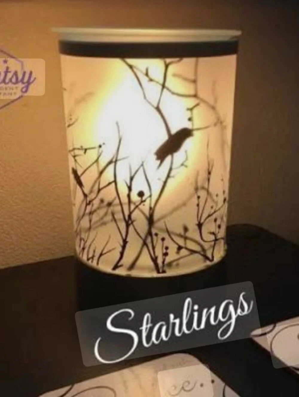 Scentsy cylindrical lantern