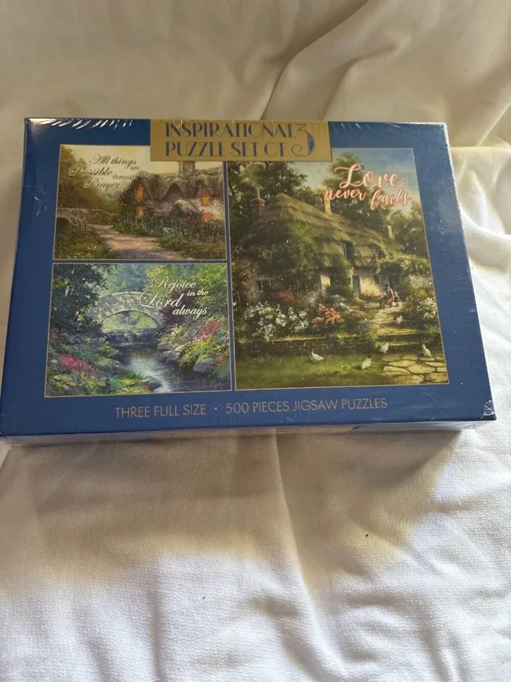 Inspirational Puzzle Set three beautiful