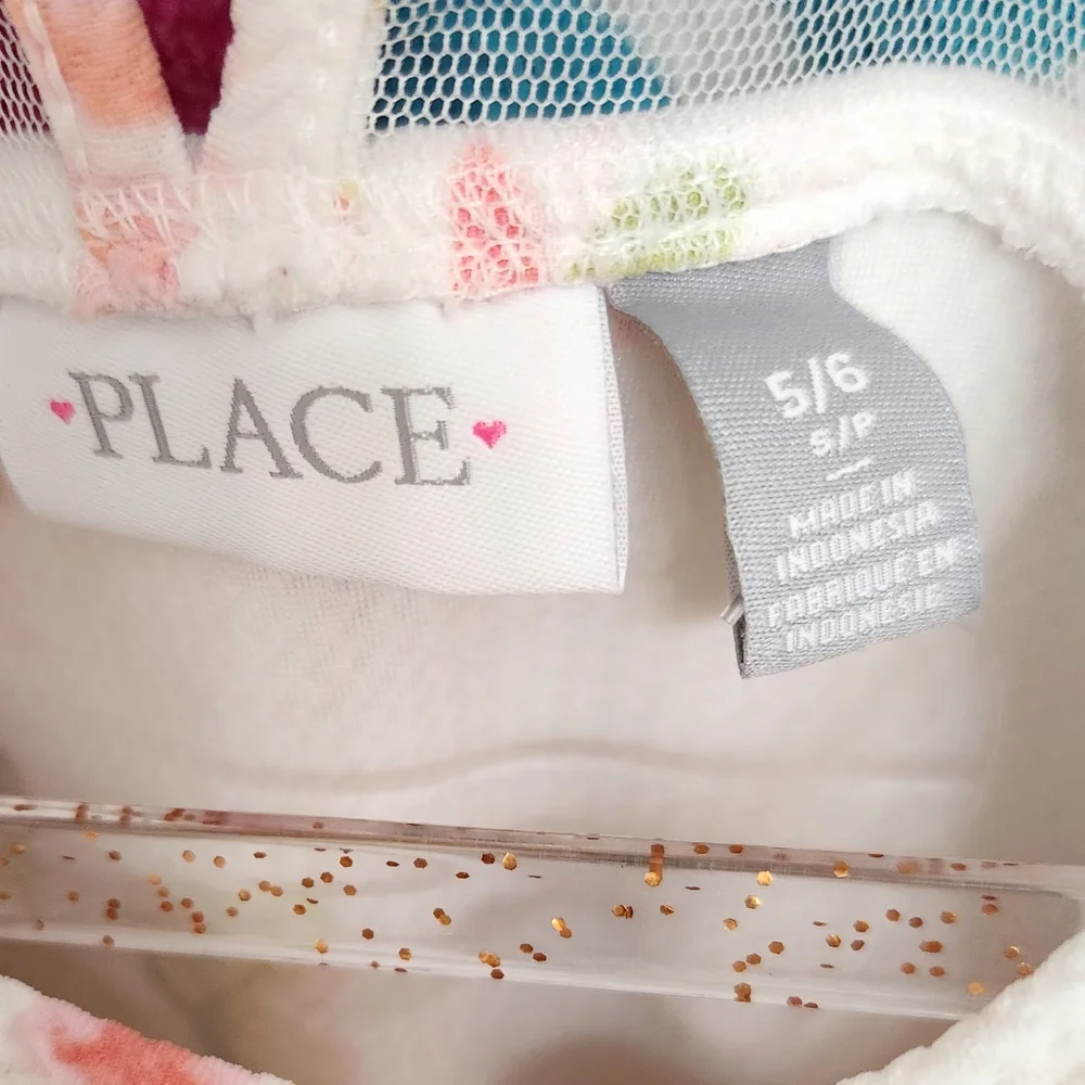 The Children's Place‎ Girls Short Sleeve Floral Cold Shoulder Kids Summer Dress