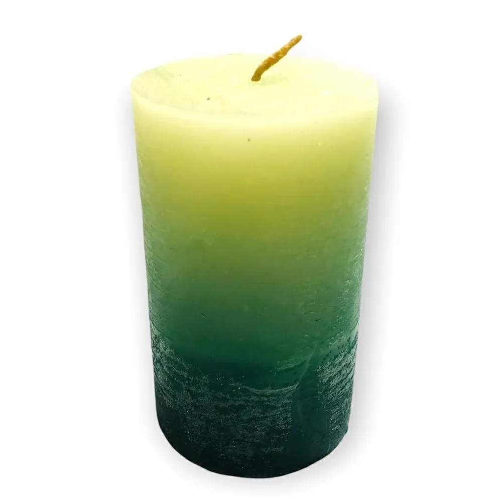 Handcrafted Timber Scented Candle (Green)‎