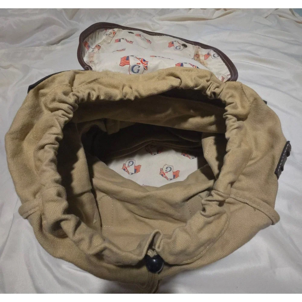 Barrington canvas leather