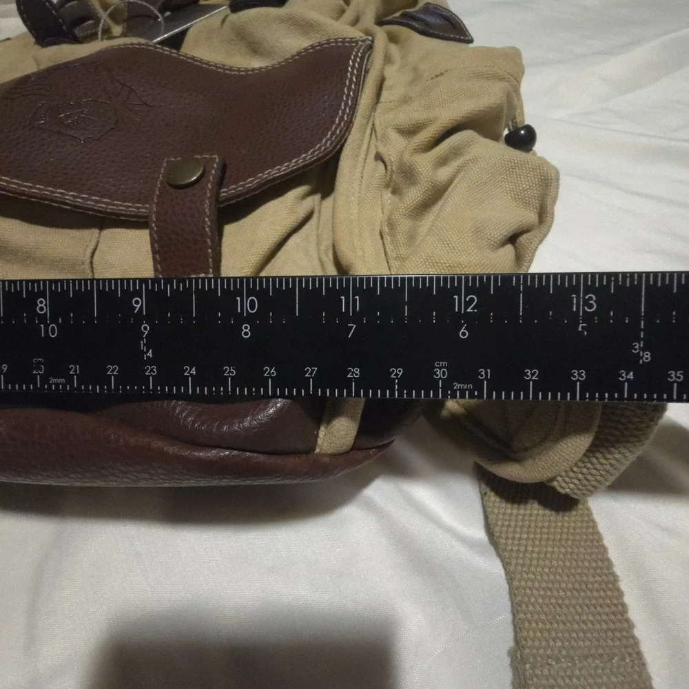 Barrington canvas leather