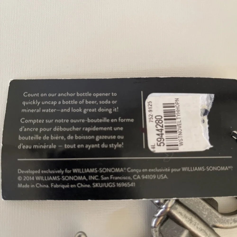 Williams Sonoma new tag