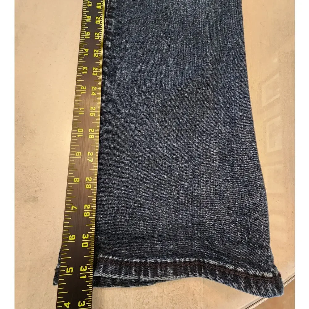 True Religion Men's Denim Ricky Straight Jean SZ 36 Flap Pockets
